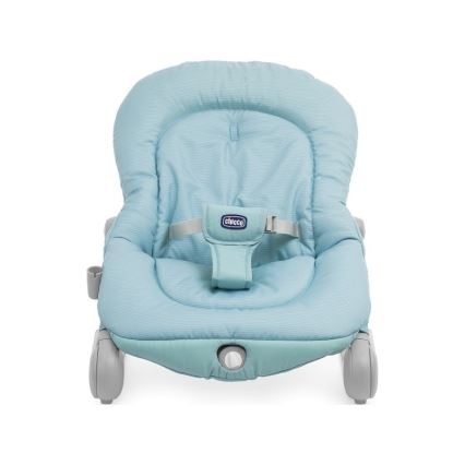 Chicco - Cadeirinha vibratória para bebé com melodia BALLOON Froggy 2xAA + 1xLR20 azul