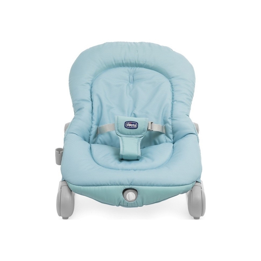 Chicco - Cadeirinha vibratória para bebé com melodia BALLOON Froggy 2xAA + 1xLR20 azul