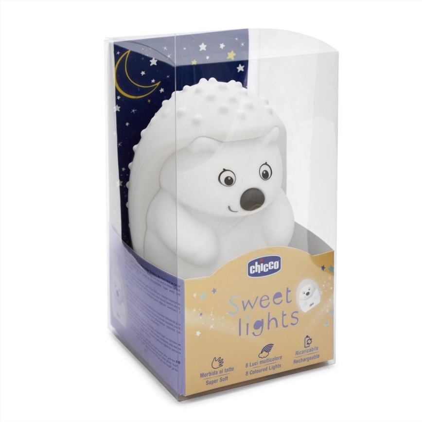 Chicco - Candeeiro noturno de criança SWEET LIGHTS ouriço