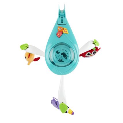 Chicco - Crib telemóvel com projector MAGIC FOREST 3xAA