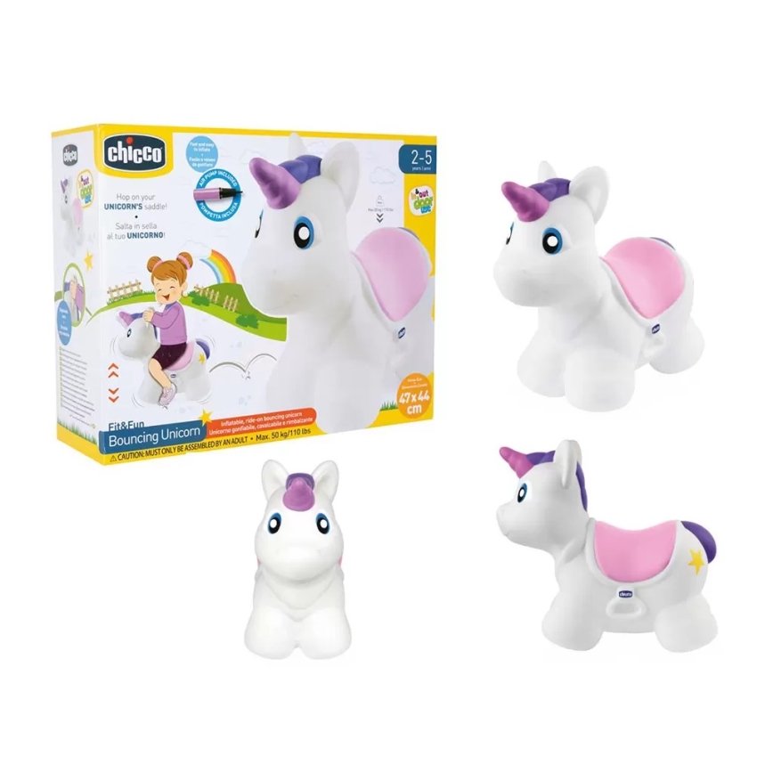 Chicco - Espreguiçadeira insuflável UNICORN