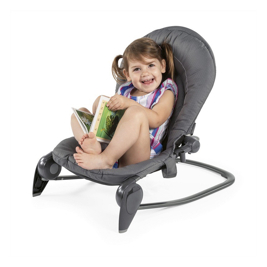 Chicco - Espreguiçadeira para bebé HOOPLA dark cinzento