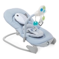 Chicco - Espreguiçadeira vibratória para bebé com melodia BALLOON Dots 2xAA + 1xLR20 azul