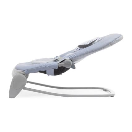 Chicco - Espreguiçadeira vibratória para bebé com melodia BALLOON Dots 2xAA + 1xLR20 azul