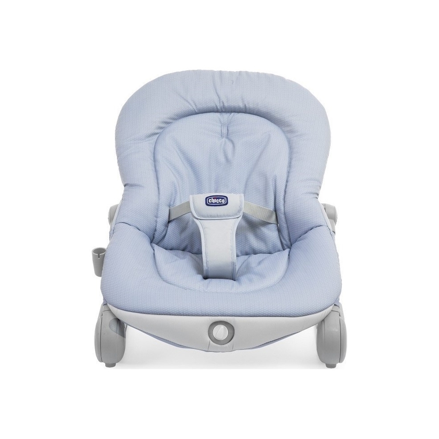 Chicco - Espreguiçadeira vibratória para bebé com melodia BALLOON Dots 2xAA + 1xLR20 azul