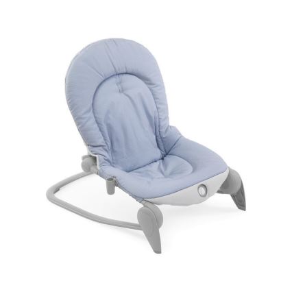 Chicco - Espreguiçadeira vibratória para bebé com melodia BALLOON Dots 2xAA + 1xLR20 azul