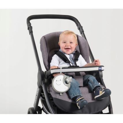 Chicco - Mobil de berço com melodia 3em1 NEXT2DREAMS 3xAA cinzento