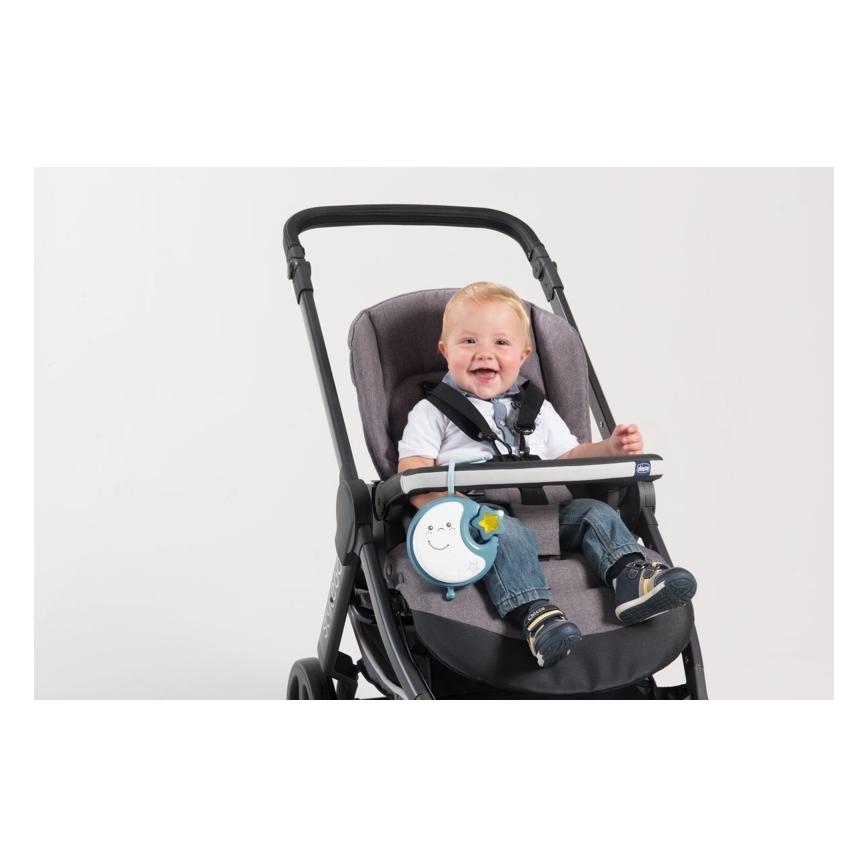 Chicco - Móbile para berço com melodia 3em1 NEXT2DREAMS 3xAA azul