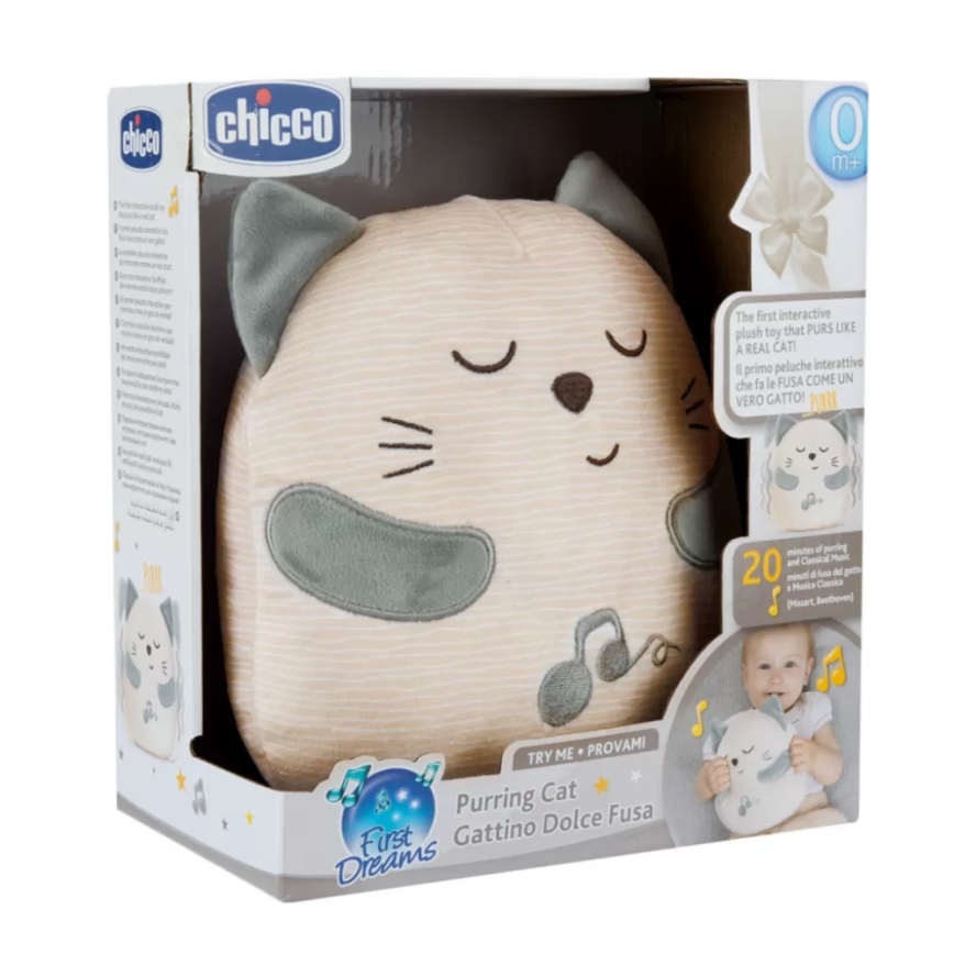 Chicco - Peluche interativo gato 3xAAA