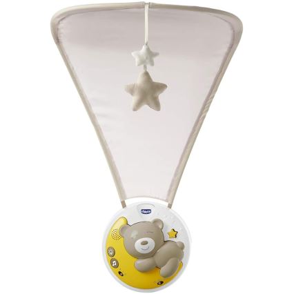 Chicco - Projetor para berço com melodia 3 em 1 NEXT2MOON 3xAA cinza