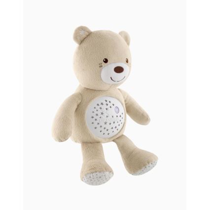 Chicco - Projetor com melodia BABY BEAR 3xAAA bege