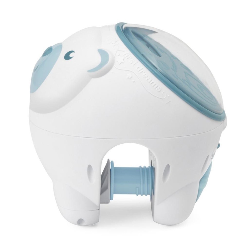 Chicco - Projetor infantil 2 em 1 URSO POLAR 3xAA azul