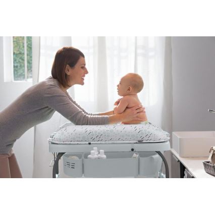 Chicco - Trocador com banheira CUDDLE&BUBBLE cinza