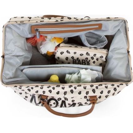 Childhome - Bolsa de muda MOMMY BAG leopardo