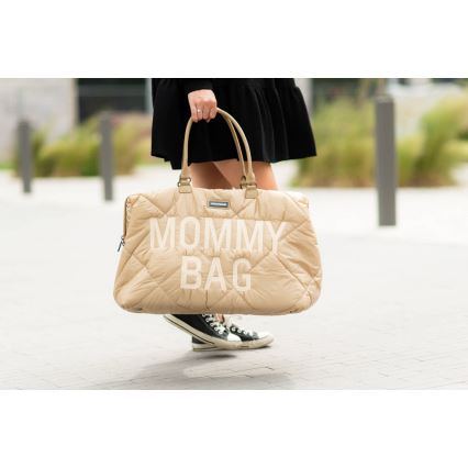 Childhome - Mala de muda da roupa MOMMY BAG PUFFERED bege