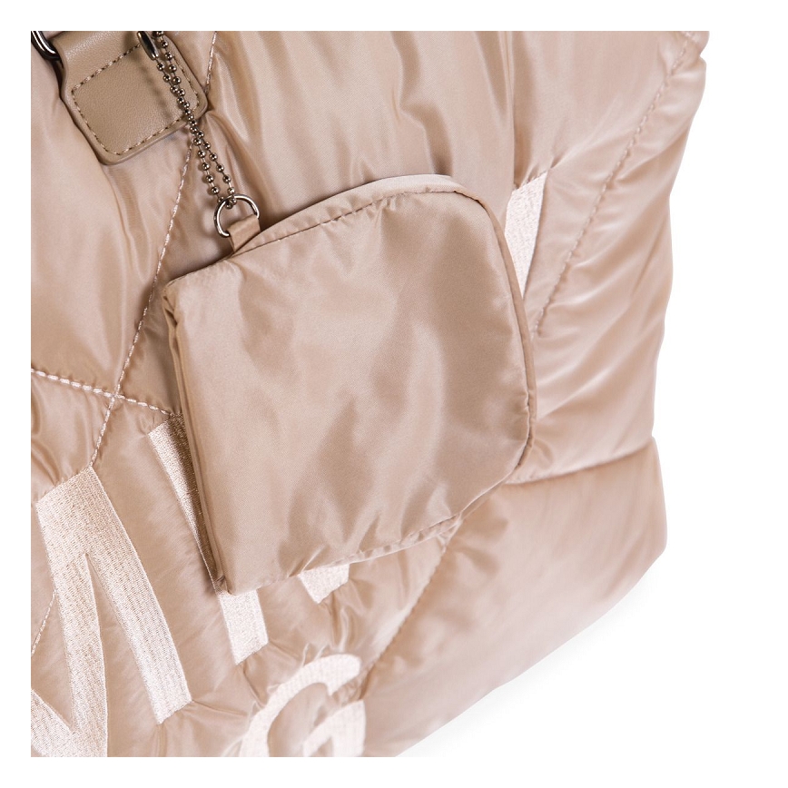Childhome - Mala de muda da roupa MOMMY BAG PUFFERED bege