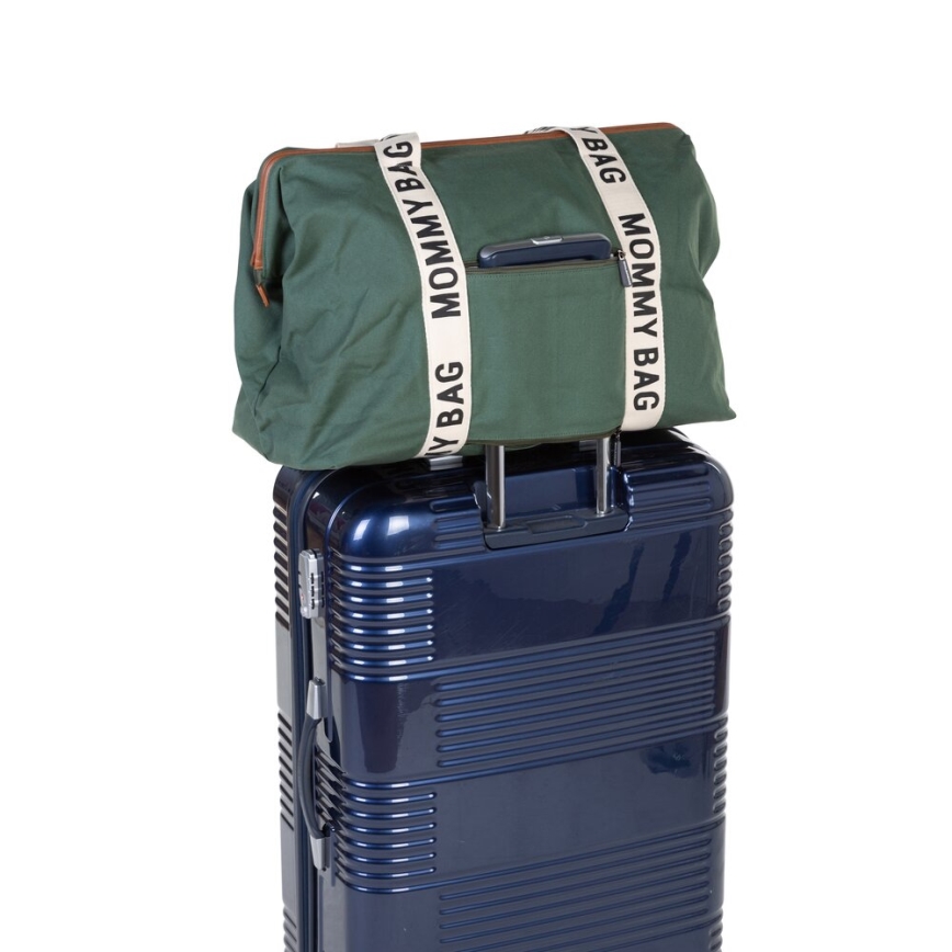 Childhome - Mala de muda da roupa MOMMY BAG verde