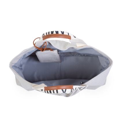 Childhome - Mala de viagem FAMILY BAG CANVAS branco
