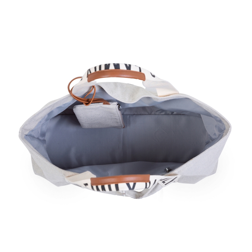 Childhome - Mala de viagem FAMILY BAG CANVAS branco