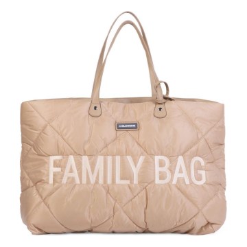 Childhome - Mala de viagem FAMILY BAG PUFFERED creme