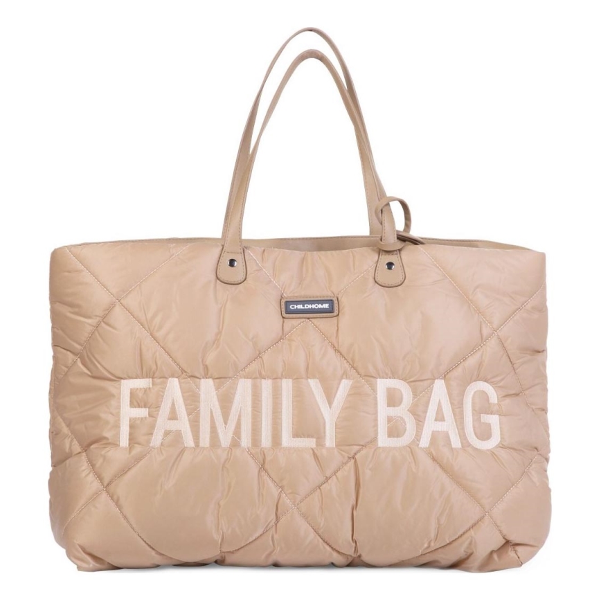 Childhome - Mala de viagem FAMILY BAG PUFFERED creme