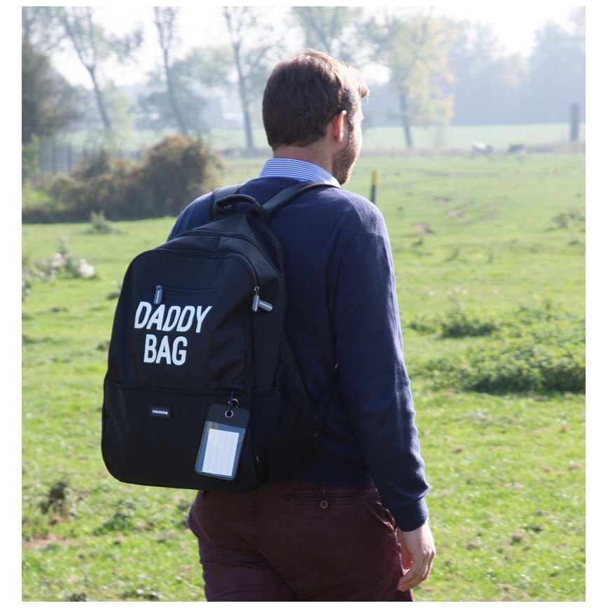 Childhome - Mochila para muda de roupa DADDY BAG preto