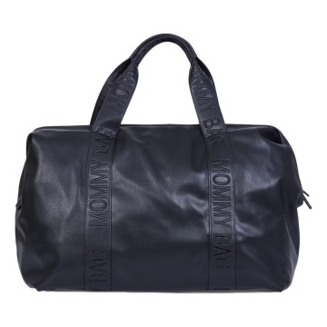 Childhome - Saco de muda da roupa MOMMY BAG LEATHER preto