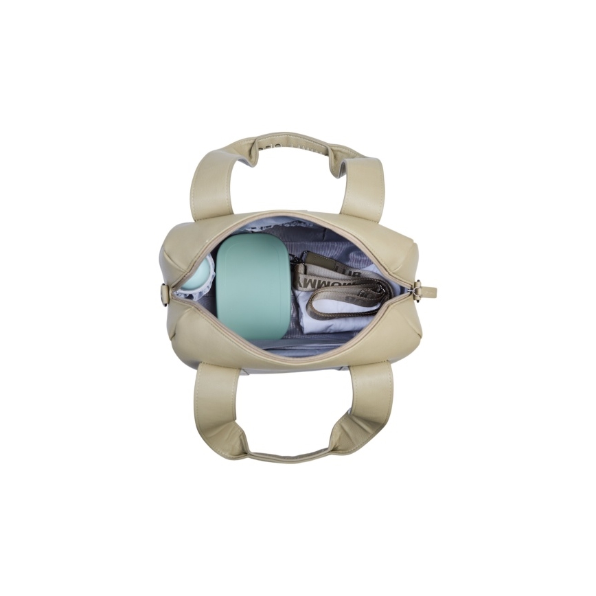 Childhome - Saco de muda da roupa MOMMY CLUB LEATHER bege