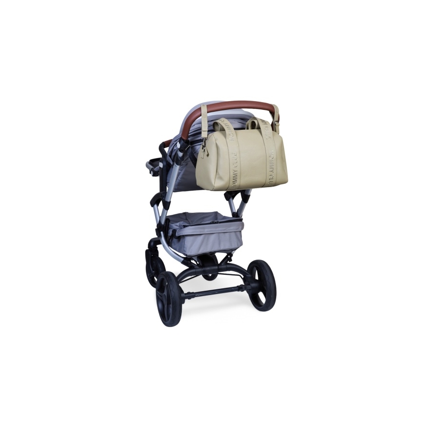 Childhome - Saco de muda da roupa MOMMY CLUB LEATHER bege