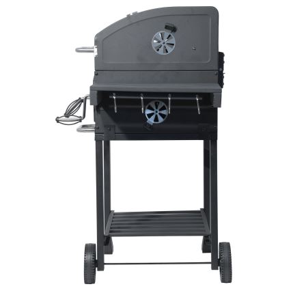 Churrasqueira a carvão preto