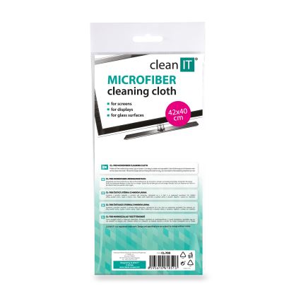CLEAN IT CL-700 - Pano de limpeza de microfibras 40x42 cm azul