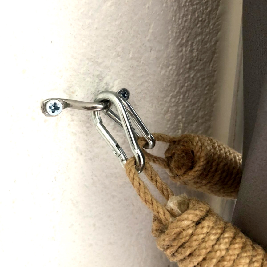 Clipe de dobra BORURAF 60 cm castanha