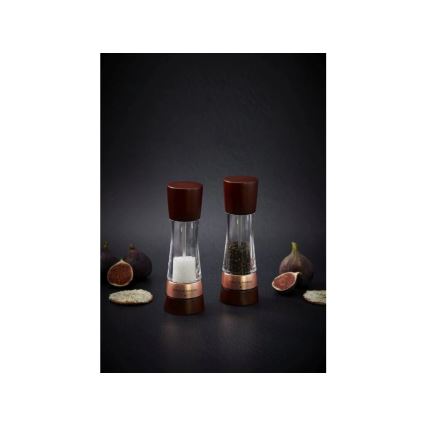 Cole&Mason - Conjunto de moedores de sal grosso e pimenta DERWENT 2 unid. 19 cm faia/castanho