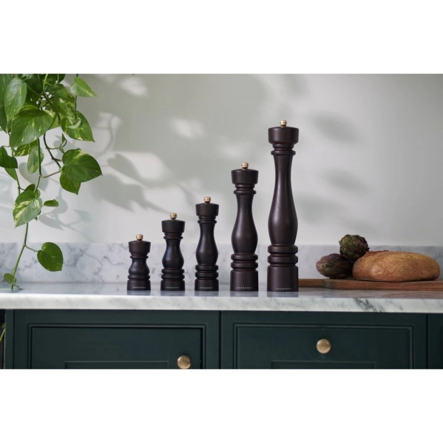 Cole&Mason - Conjunto de moedores de sal grosso e pimenta LONDON 2 unid. 22 cm faia/castanho