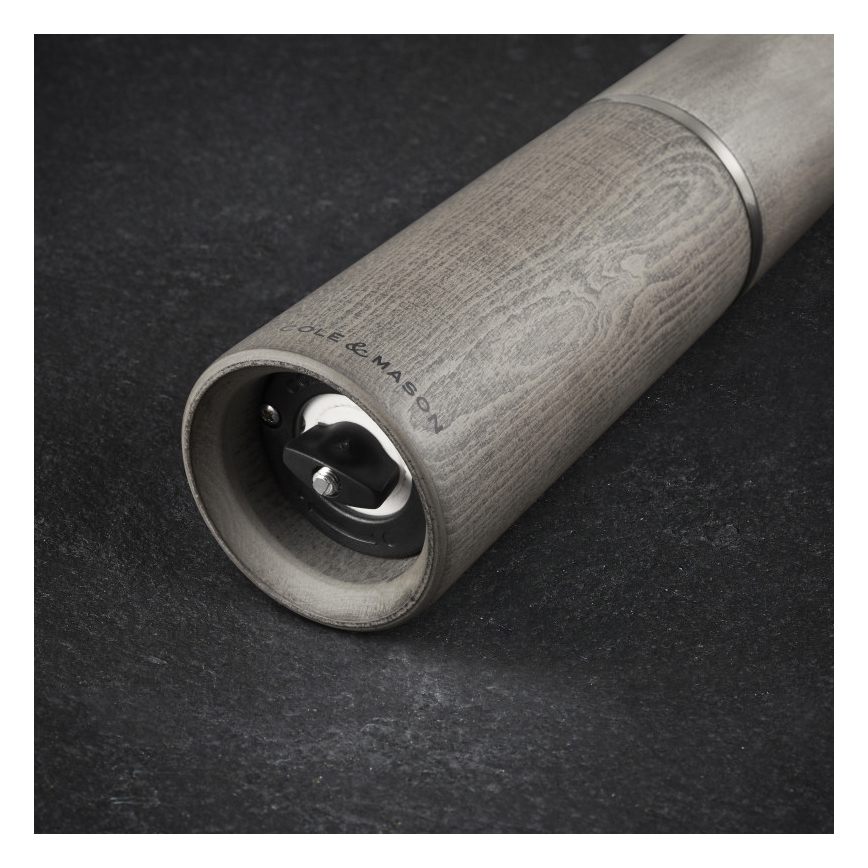 Cole&Mason - Conjunto de moedores de sal grosso e pimenta MARLOW faia 2 pçs 18,5 cm