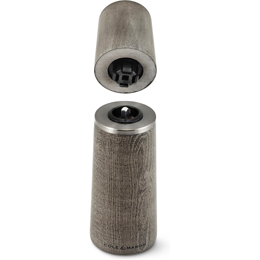 Cole&Mason - Conjunto de moedores de sal grosso e pimenta MARLOW faia 2 pçs 18,5 cm