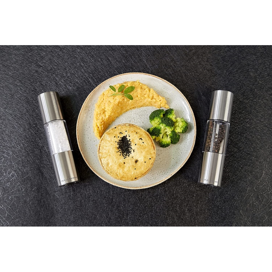 Cole&Mason - Conjunto de moedores de sal grosso e pimenta OSLO 2 pçs 18,5 cm