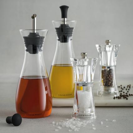 Cole&Mason - Conjunto de moinhos de sal e pimenta CRYSTAL 2 peças 12,5 cm