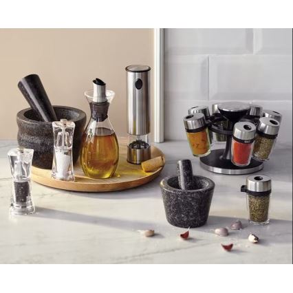 Cole&Mason - Conjunto de moinhos de sal e pimenta CRYSTAL 2 peças 12,5 cm