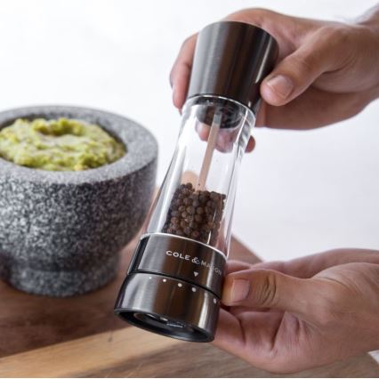 Cole&Mason - Conjunto de moinhos de sal e pimenta DERWENT 2 peças 19 cm antracite