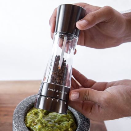 Cole&Mason - Conjunto de moinhos de sal e pimenta DERWENT 2 peças 19 cm antracite