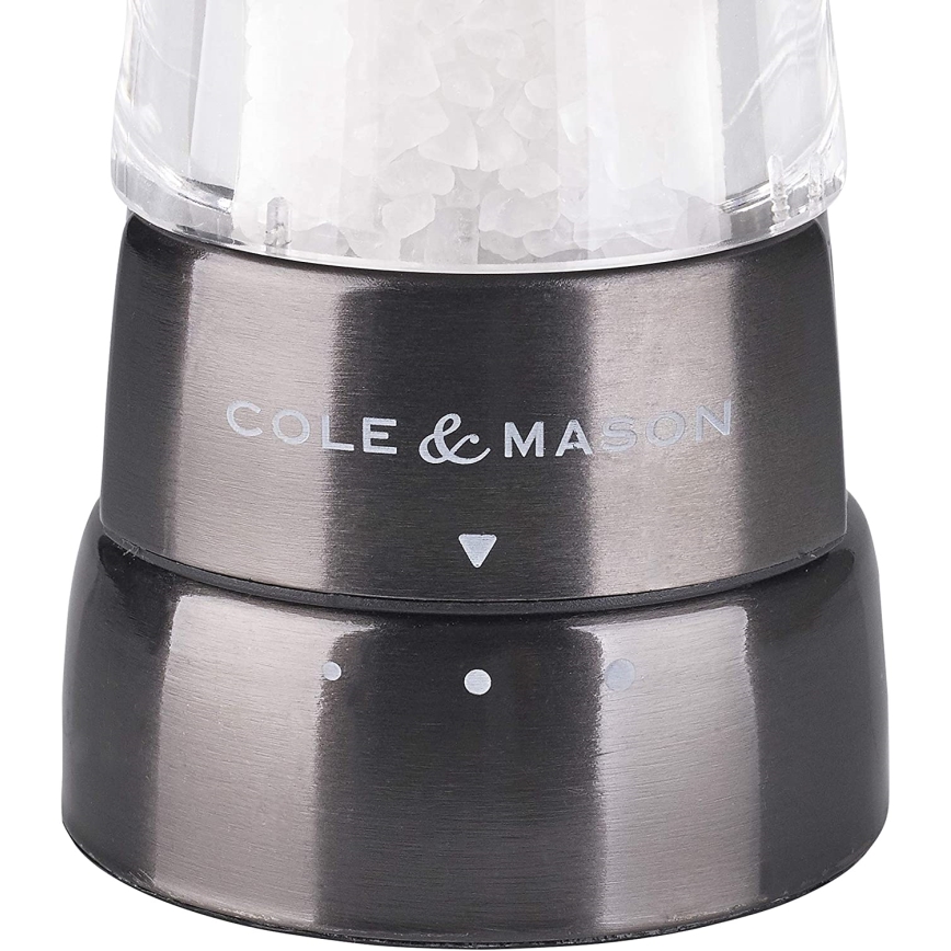 Cole&Mason - Conjunto de moinhos de sal e pimenta DERWENT 2 peças 19 cm antracite