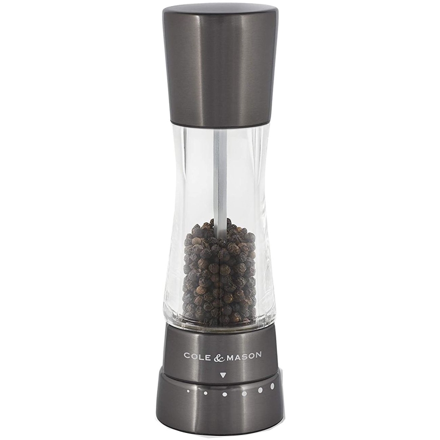 Cole&Mason - Conjunto de moinhos de sal e pimenta DERWENT 2 peças 19 cm antracite