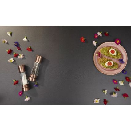 Cole&Mason - Conjunto de moinhos de sal e pimenta DERWENT 2 peças 19 cm cobre