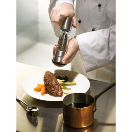 Cole&Mason - Conjunto de moinhos de sal e pimenta DERWENT 2 peças 19 cm cromo brilhante