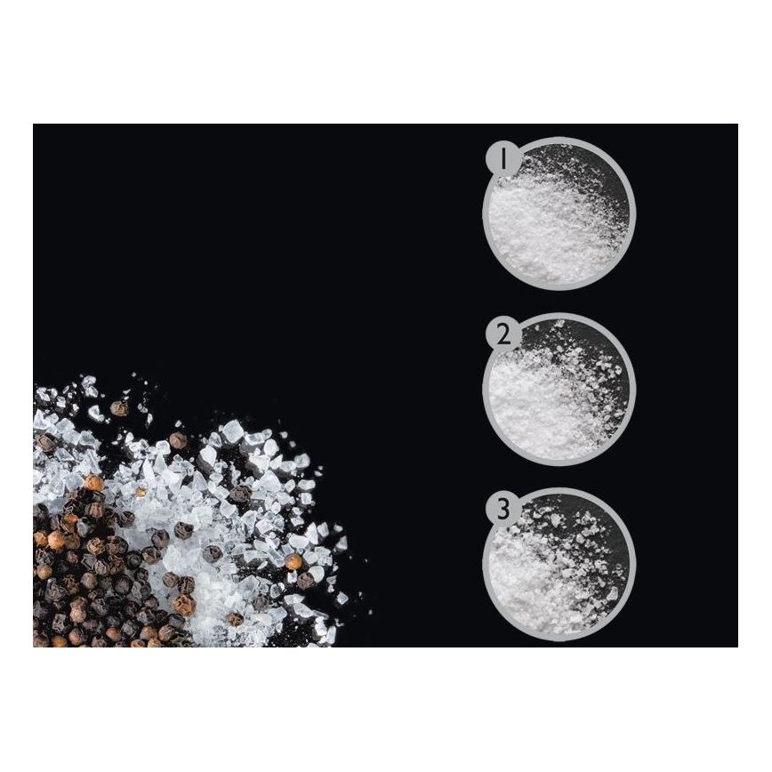 Cole&Mason - Conjunto de moinhos de sal e pimenta DERWENT 2 peças 19 cm cromo brilhante