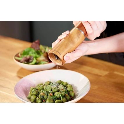 Cole&Mason - Conjunto de moinhos de sal e pimenta MARLOW em acácia, 2 peças, 18,5 cm