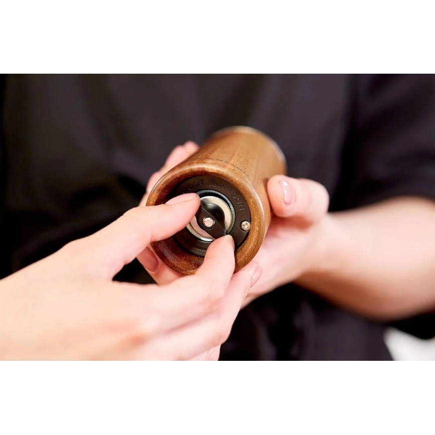 Cole&Mason - Conjunto de moinhos de sal e pimenta MARLOW em acácia, 2 peças, 18,5 cm