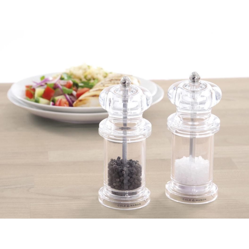 Cole&Mason - Conjunto de moinhos de sal e pimenta PRECISION MILLS 2 unidades 14 cm