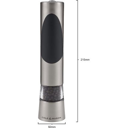 Cole&Mason - Conjunto de moinhos elétricos para sal e pimenta RICHMOND 2 unidades 6xAAA